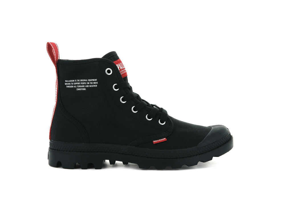 Botas Palladium PAMPA HI DARE Hombre Negras | Costa Rica-74205